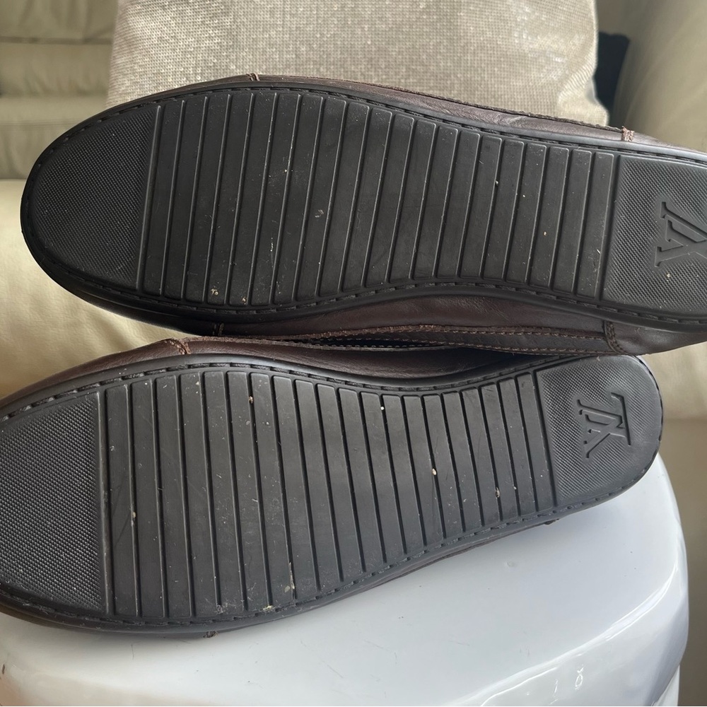 Authentic LV Damier leather High-Top Sneakers - Picture 10 of 10